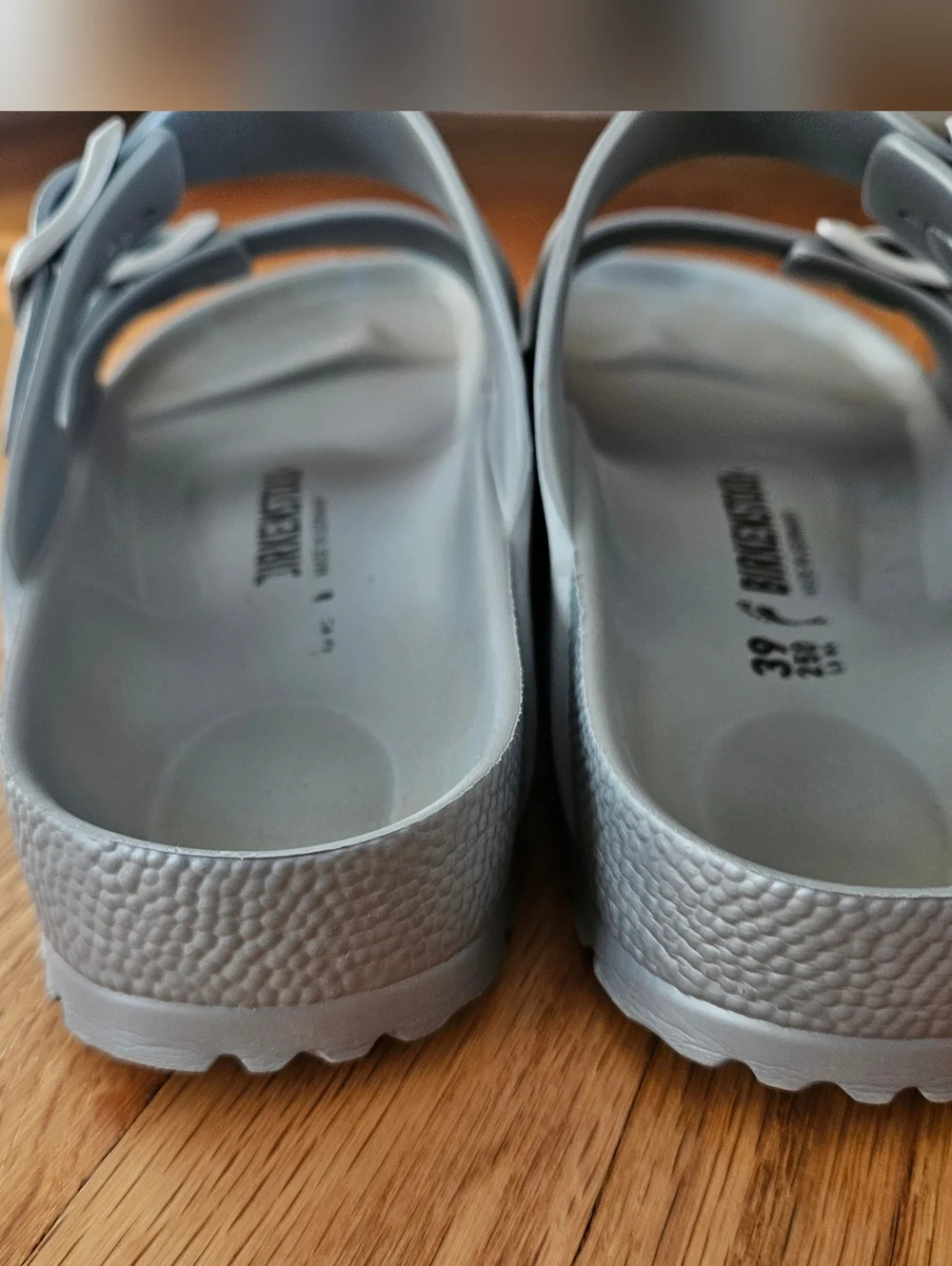 Birkenstock Silver Eva Sandals EU39/US 8 - Picture 3 of 5